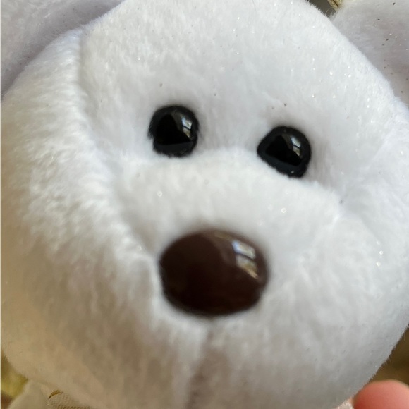 TY Retired Beanie Baby Halo II Gold Wing Angel Bear 2000 Vintage No Hang Tag - Picture 5 of 15